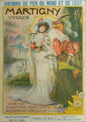 Original vintage poster Martigny Vosges Chemin